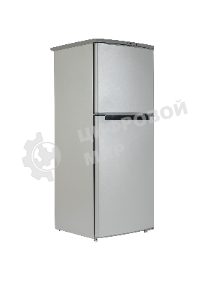 Холодильник Бирюса M553 металлик двухкамерный 160/70л морозилка сверху автоматическое оттаивание