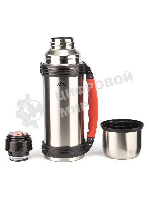 Термос LARA LR04-02 нержавеющая сталь 1 л