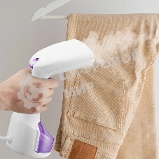 Отпариватель Kitfort КТ-9206 белый/фиолетовый, 1200 Вт, 12 г/мин, 300 мл