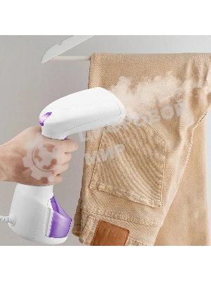 Отпариватель Kitfort КТ-9206 белый/фиолетовый, 1200 Вт, 12 г/мин, 300 мл