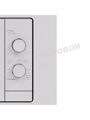 Микроволновая печь встраиваемая Lex BIMO 20.04 WH белый, 20 л, 700 Вт, переключатели - поворотный механизм