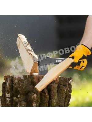 Топор-колун Denzel F3, 640 гр, двухкомпонентная рукоятка, 320 мм