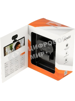 Веб-камера A4Tech PK-930HA 1920x1080, 30 кадр/с, USB Type-A, микрофон, автоматическая фокусировка, универсальное крепление