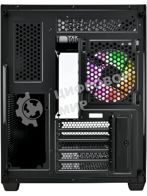 Компьютерный корпус FSP mATX Minitower S380-BA, черный