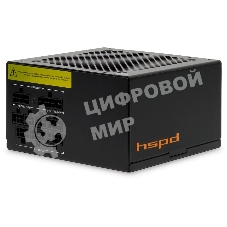 Блок питания Power Supply HSPD, 850W 80 PLUS Gold (ATX, 2.52, Full modular, 1x24(20+4)pin 600мм, 2xCPU 8(4+4)pin 700мм, 2xPCIe*2 8(6+2)pin 600+150мм, 2xSATA*3 500+150+150мм, 1xMOLEX*3 500+150+150мм, Active, 120x120мм, 150x140x86мм, APFC, OVP, OPP, SCP, UVP, OCP, OTP, NLO, SIP, black)