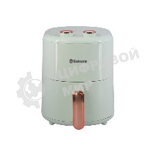 Аэрогриль Sakura SA-7677W белый, 1200 Вт, 4 л, сенсор, 9 программ