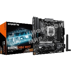 Материнская плата Gigabyte B850M EAGLE WIFI7, AM5, AMD B850, 4xDDR5, 4xSATA, 2xM.2, 1xPCIe 5.0 x16, 1xPCIe 3.0 x16, 1xHDMI, 2xDP, 1x2.5Gb LAN, Wi-Fi 7, Bluetooth 5.4, 1xUSB-C 10Gbps, 1xUSB-A 10Gbps, 2xUSB-A 5Gbps, 4xUSB-A 2.0, 1xPS/2, 3x3.5 мм, 7.1, mATX
