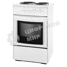 Плита электрическая Flama AE 1406 W белый, конфорок 4 электрических, духовка 50 л, 50 см x 85 см x 60 см