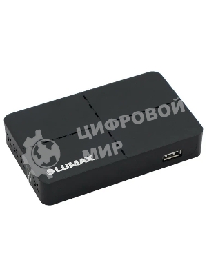 Приставка для цифрового ТВ LUMAX DV2118HD черный, DVB-T2, DVB-T, DVB-C, HDMI, USB 2.0