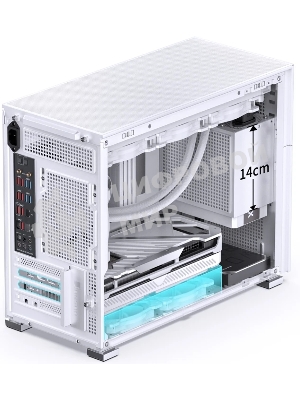 Компьютерный корпусMini-Tower/ Case JONSBO D31 STD, Mini-Tower, TG, no fan, 1xUSB-A 3.2 + 1xUSB-C 3.2, mATX, mDTX, mITX белый