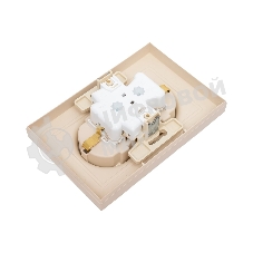 Розетка 2-м. SE ATN001226 AtlasDesign 16А с заземл. со шторками в сборе песочн.