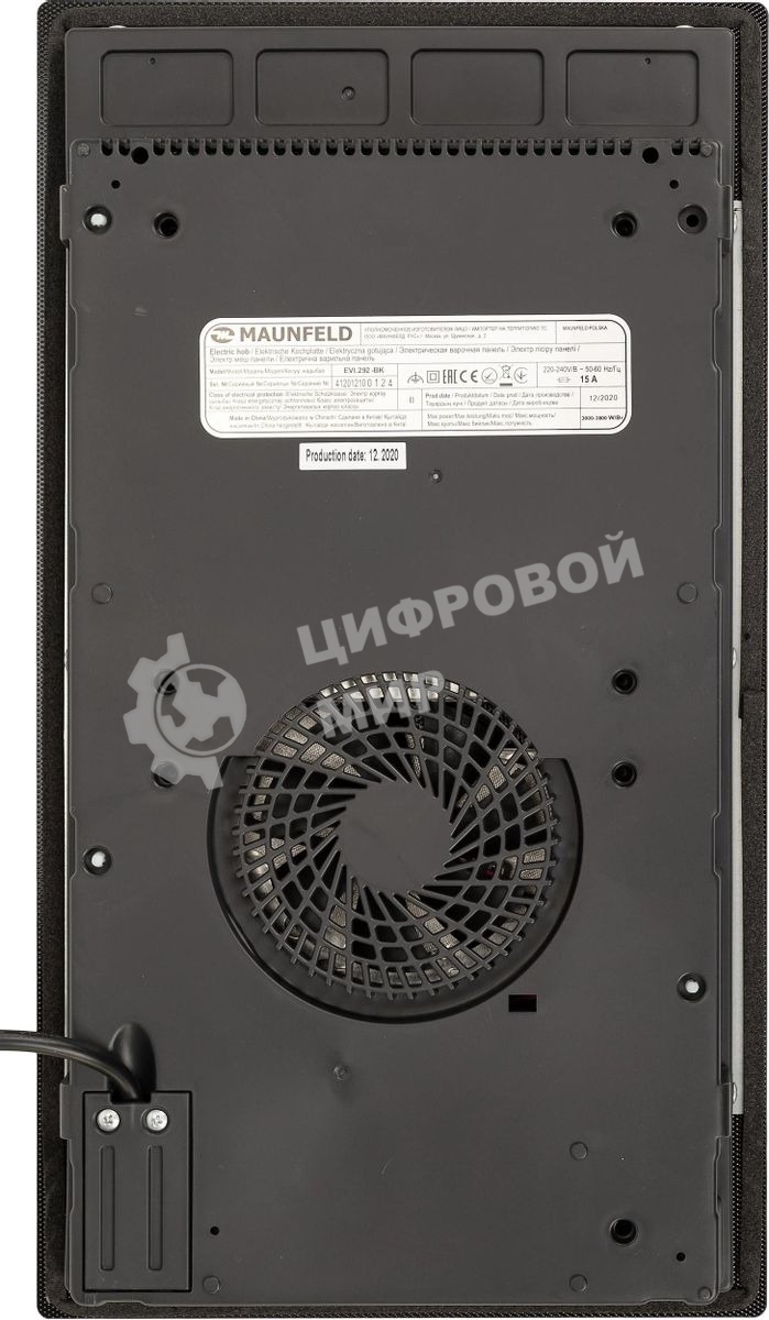 Индукционная варочная панель Maunfeld EVI.292-BK, конфорок: 2 шт., стеклокерамика, независимая, черный
