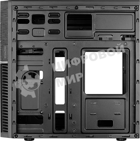 Компьютерный корпус Aerocool / Formula Cs-105 Blue (mATX, без БП, 1x USB3.0, 1x USB2.0, 1x 12cm blue LED front fan)