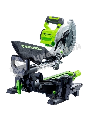 Торцовочная пила Greenworks GD24MS216 4800об/мин d=216мм
