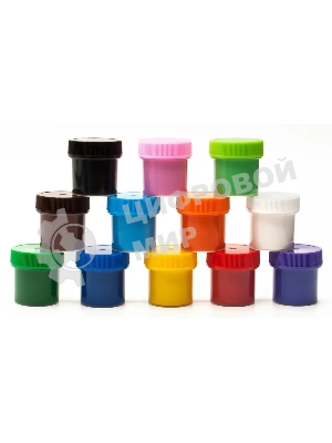 Гуашь Silwerhof Монстрики, 12 цветов, баночка, 20 мл, картонная коробка