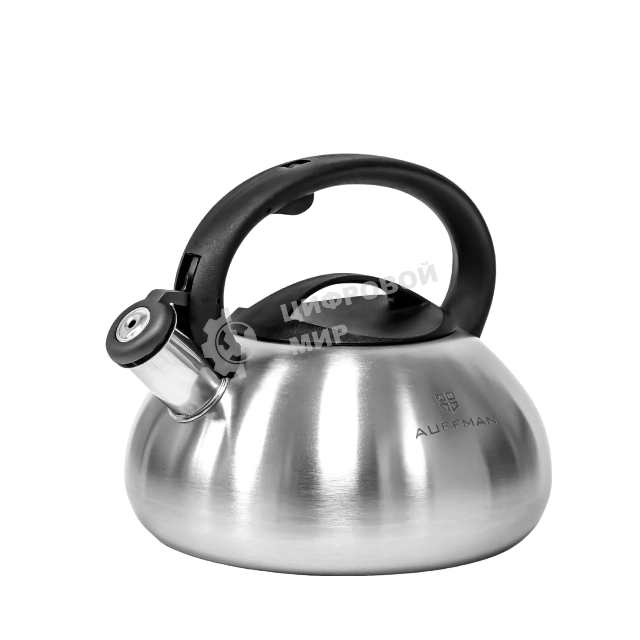 Чайник для плиты AUFFMAN AM-3401 из нержавеющей стали со свистком 3 л