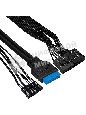 Компьютерный корпус Miditower ExeGate XP-340U-UNS350 (ATX, БП UNS350 с вент. 12см, 1хUSB/2хUSB 3.0, аудио)