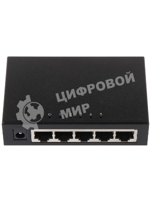 Коммутатор Dahua DH-PFS3005-5GT, 5×1 Гбит/с, неуправляемый