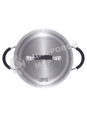 Кастрюля METROPOLE 2л/18x8,5см, нержавеющая сталь 18/10, стеклянная крышка
