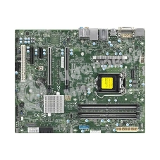 Материнская плата Supermicro MBD-X12SAE-B, LGA 1200, Intel W480, 4xDDR4, 4xSATA, 2xM.2, 3xPCIe 3.0 (x16, x16, x1), 1xDP, 1xHDMI, 1xDVI-D, 2xUSB-A 2.0, 2xUSB-A 3.2 Gen 1, 3xUSB-A 3.2 Gen 2, 1xUSB-C 3.2 Gen 2, 1x 2.5Gb LAN, 1x 1Gb LAN, 5.1, 1xCOM, ATX