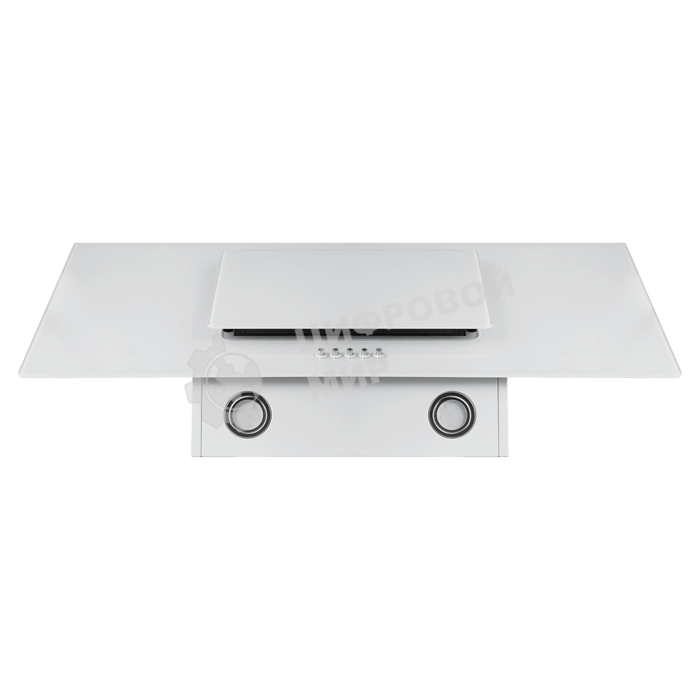 Вытяжка наклонная Maunfeld Tower 90 белый, 90 см, 700 куб. м/ч, 66 дБ