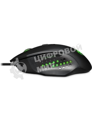 Мышь проводная Redragon Gainer черный, 3200 dpi, USB, кнопки - 6