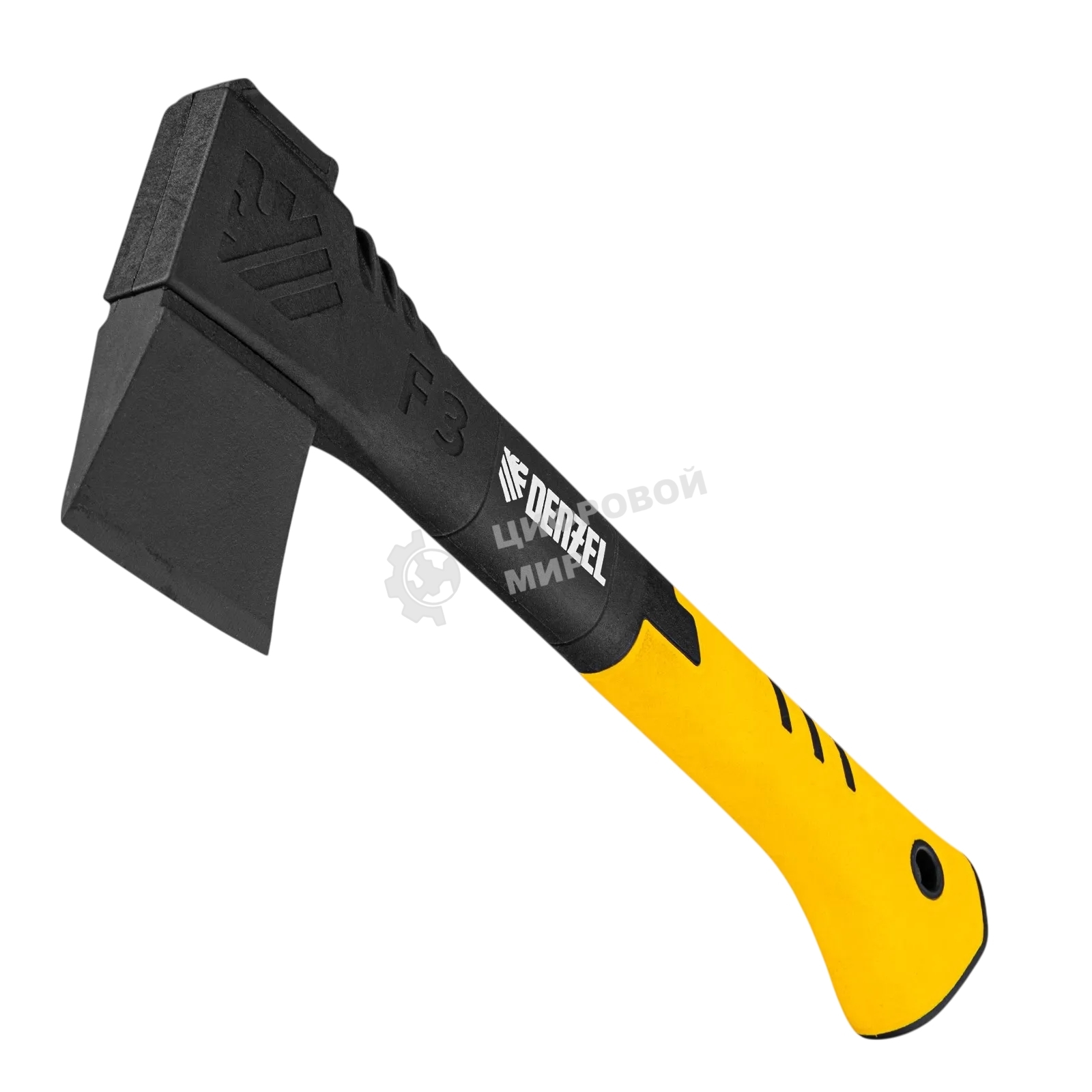 Топор-колун Denzel 21430 F3, 640 гр, двухкомпонентная рукоятка, 320 мм