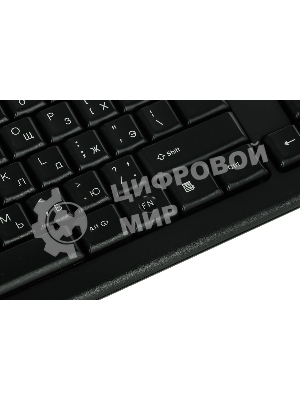 Комплект клавиатура+мышь A4Tech KR-8520D проводной, USB, 1200 DPI, чёрный