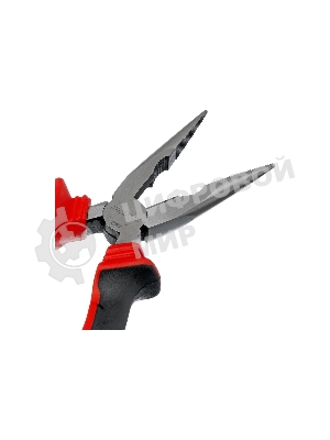 Длинногубцы прямые Matrix, 160 мм, хром-ванадий, двухкомпонентные рукоятки