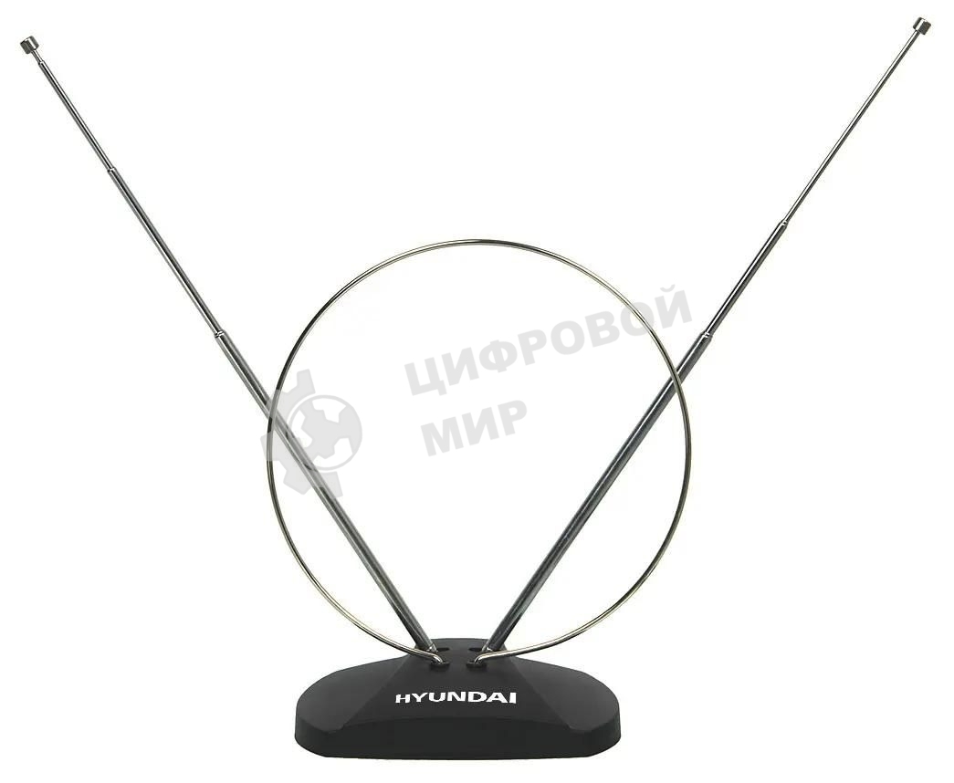 Антенна телевизионная Hyundai H-TAI120 3дБ пассивная черный