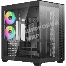 Корпус Ocypus Delta C74 ARGB Black, Midi-Tower, чёрный, 2 x 120 мм