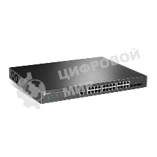 Коммутатор управляемый TP-Link TL-SG3428XPP-M2 JetStream уровня 2+ с 24 портами 2,5 Gbит/с (8 портов PoE++, 16 портов PoE+) и 4 портами SFP+ 10 Gbит/с