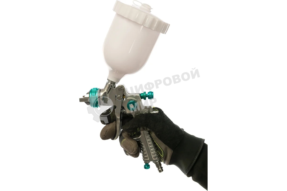 Краскопульт пневматический Stels ag 801 hvlp 57360 гравитационный сопло 1.5мм и 1.8мм