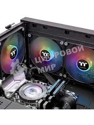 Вентилятор для корпуса Thermaltake CT120 Sync ARGb 120х120x25 черный 4-pin 25.8дБ (упак.:2шт) (CL-F149-PL12SW-A) Ret