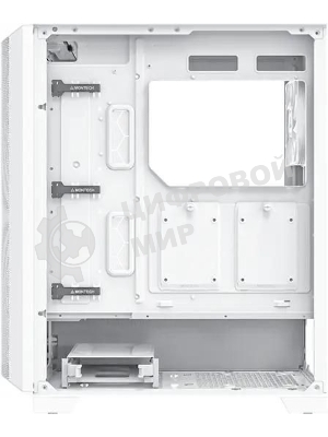 Компьютерный корпус Montech SKY ONE Lite белый без БП ATX 3x120mm 2xUSB3.0 1xUSB3.1 audio bott PSU