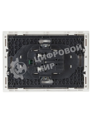 Розетка 2-м СП FORTE&PIANO FP224 16А с заземл. без защ. шторок безвинт. крепл. бел. IEK FP-R21-16-1-K01