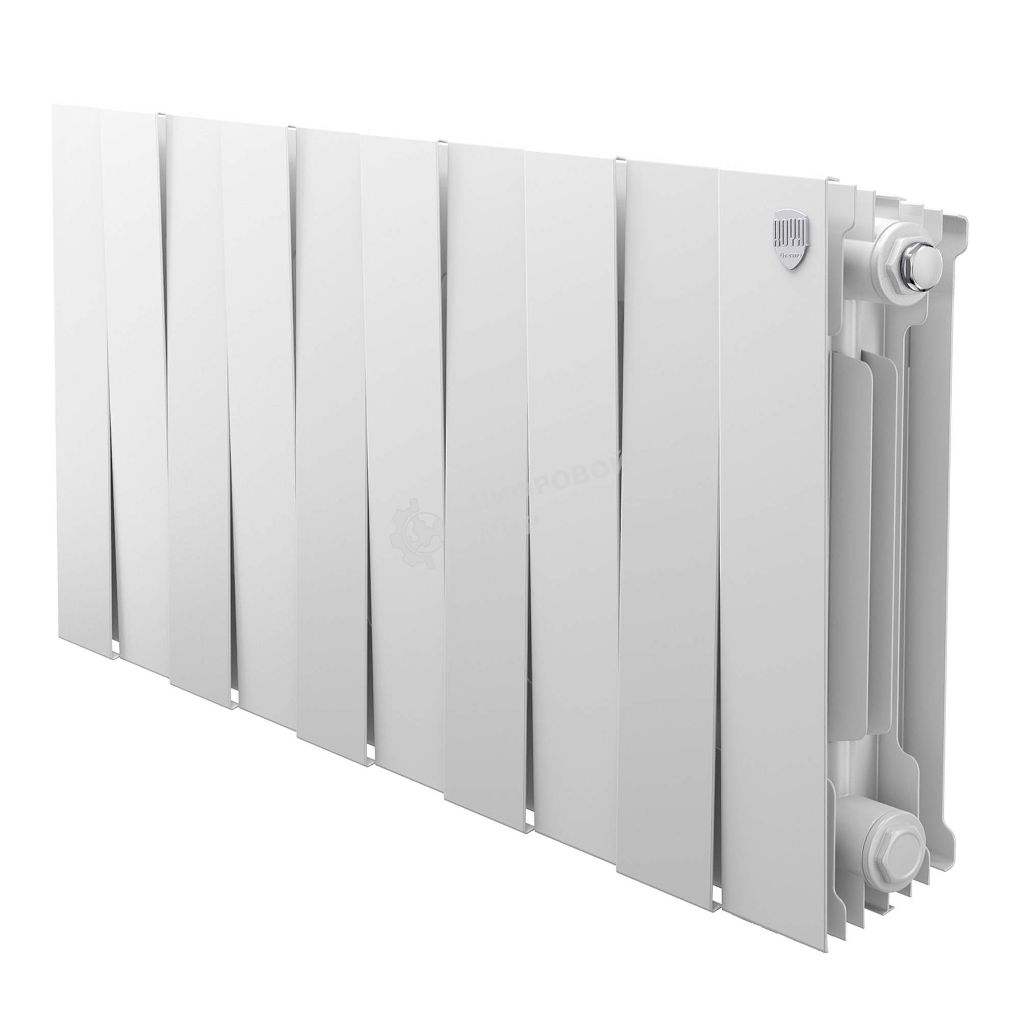 Радиатор биметаллический Royal Thermo PianoForte 300 белый - 10 секц.