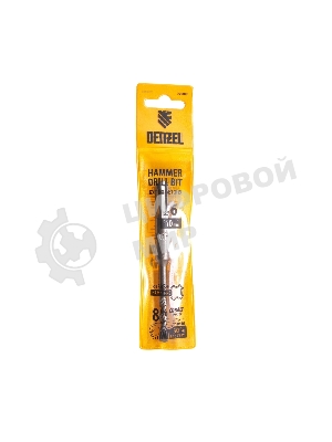 Бур по бетону Denzel двойная спираль, Cobalt W-tip, 6x110 мм, SDS PLUS