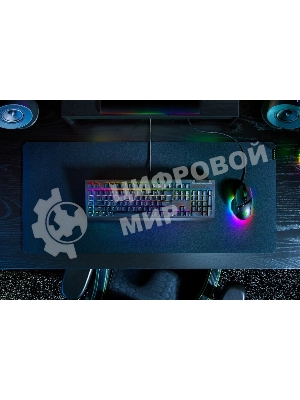Клавиатура Razer BlackWidow V4 X Green Switch проводная, USB Type-A, чёрный (РУ раскладка)