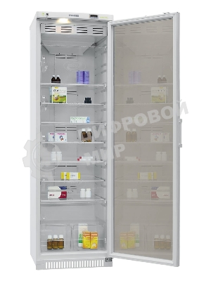 Холодильник фармацевтический Pozis ХФ-400-3 тонированное стекло однокамерный 400 л