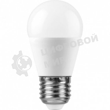 Лампа светодиодная Feron LB-950 13Вт Е27 теплый матовый шар