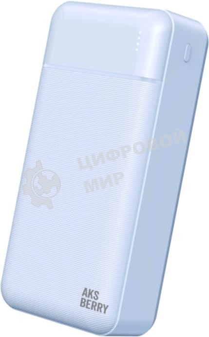 Внешний АКБ AKSBERRY E300 Epica быстрая зарядка 30000 mAh, белый