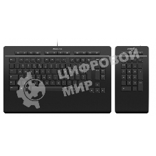 Клавиатура проводная 3Dconnexion 3DX-700092 Keyboard Pro with Numpad проводная USB черный