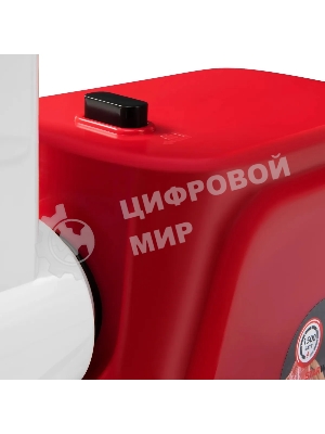 Мясорубка электрическая Starwind SMG3225 красный, 1500 Вт, 2.0 кг/мин, реверс, защита от перегрузки, насадки - 8