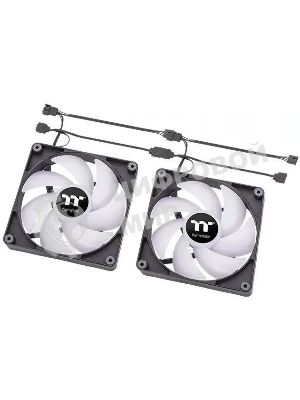 Вентилятор для корпуса Thermaltake CT120 Sync ARGb 120х120x25 черный 4-pin 25.8дБ (упак.:2шт) (CL-F149-PL12SW-A) Ret