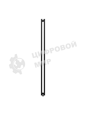 Дизайн-радиатор Royal Thermo Shift Q30 VC2180 - 12 секц. RAL9005m