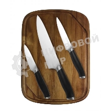 Набор ножей кухонных Rondell RD-1773 компл.: 4предм. черный блистер