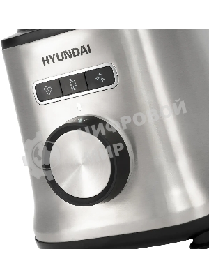 Блендер стационарный Hyundai HYB-S4921 1500 Вт, 1,8 л, серебристый/черный