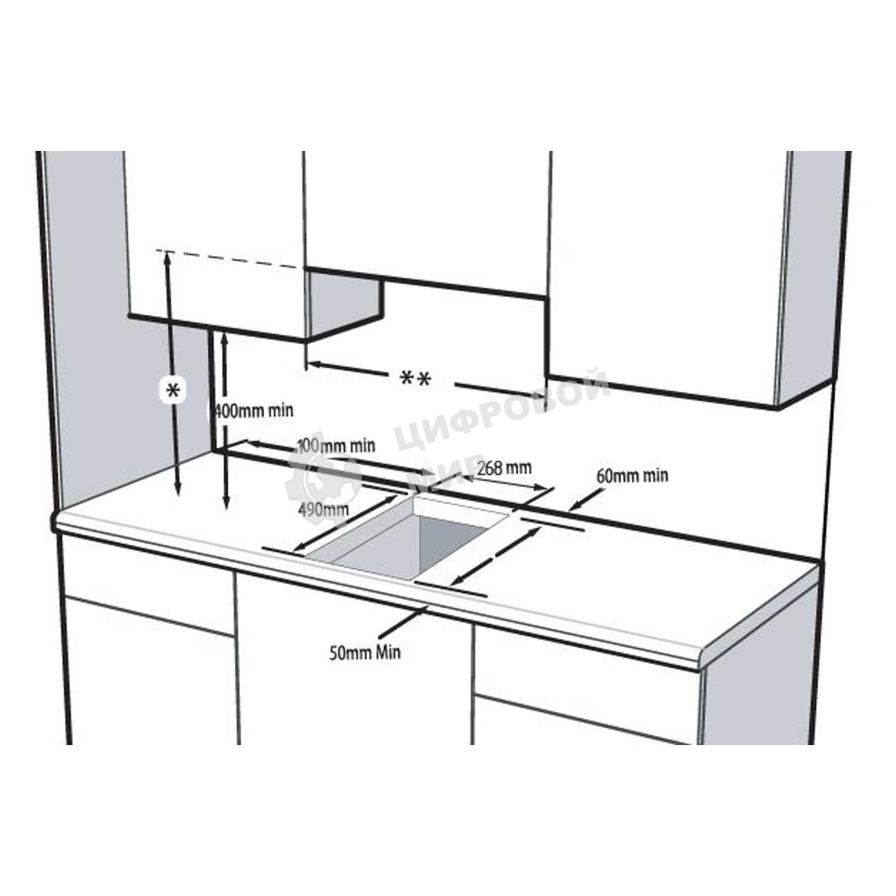 Индукционная варочная панель Beko HDI 32400 TO, Черный