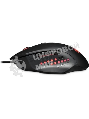 Мышь проводная Redragon Gainer черный, 3200 dpi, USB, кнопки - 6